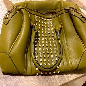 Olive Green Bling purse